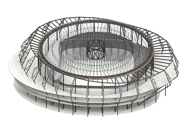 Asian Games Sports Park Concept Design Drawing