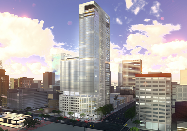 Astra Tower in Salt Lake City, Utah.